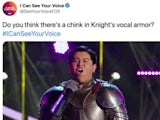 An outrageous tweet from FOX's I Can See Your Voice