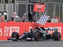 Mercedes driver Lewis Hamilton in action at the Emilia Romagna Grand Prix on November 1, 2020
