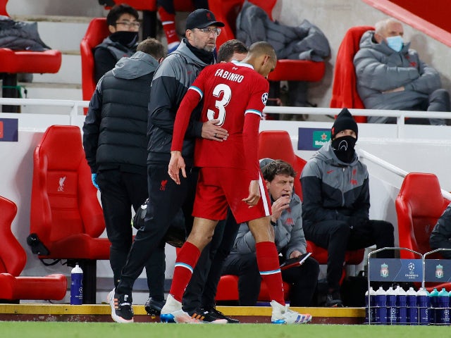 Team News: Liverpool's Fabinho ruled out of Leicester showdown