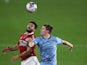 Middlesbrough's Sam Morsy in action with Coventry City's Ben Sheaf on October 27, 2020