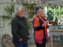 Prue Leith and Paul Hollywood on The Great British Bake Off