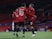 Manchester United's Marcus Rashford celebrates scoring against RB Leipzig in the Champions League on October 28, 2020