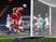 Middlesbrough's Dael Fry misses a chance against Blackburn Rovers on November 3, 2020