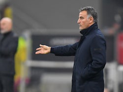 Lille head coach Christophe Galtier pictured on November 5, 2020