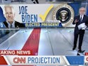 CNN calls the US election for Joe Biden on November 7, 2020