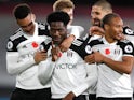 Fulham's Ola Aina celebrates scoring against West Bromwich Albion in the Premier League on November 2, 2020