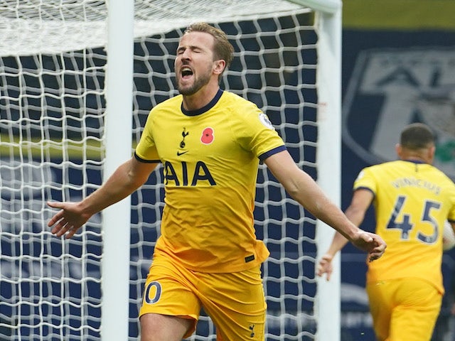 Result: Harry Kane hits landmark goal as Tottenham beat West Brom