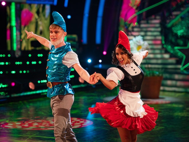 HRVY and Janette Manrara on Strictly Come Dancing week three on November 7, 2020