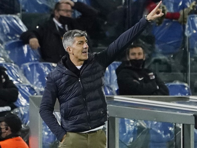 Real Sociedad head coach Imanol Alguacil pictured on November 5, 2020