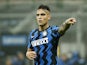 Lautaro Martinez in action for Inter on October 31, 2020