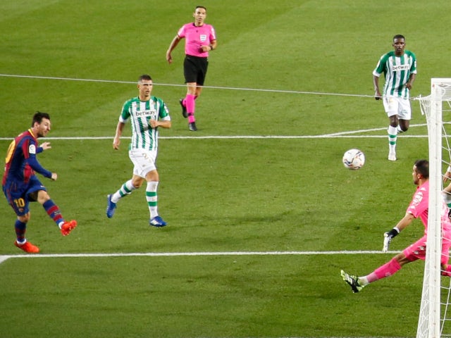 Result: Messi comes off bench to inspire Barcelona to victory over Real Betis
