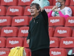 Real Betis head coach Manuel Pellegrini pictured on November 7, 2020
