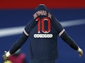 Neymar in action for PSG on October 24, 2020