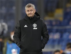 Manchester United manager Ole Gunnar Solskjaer looks dejected after seeing his side lose to Istanbul Basaksehir on November 4, 2020