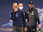 Liverpool manager Jurgen Klopp and Manchester City counterpart Pep Guardiola pictured in July 2020