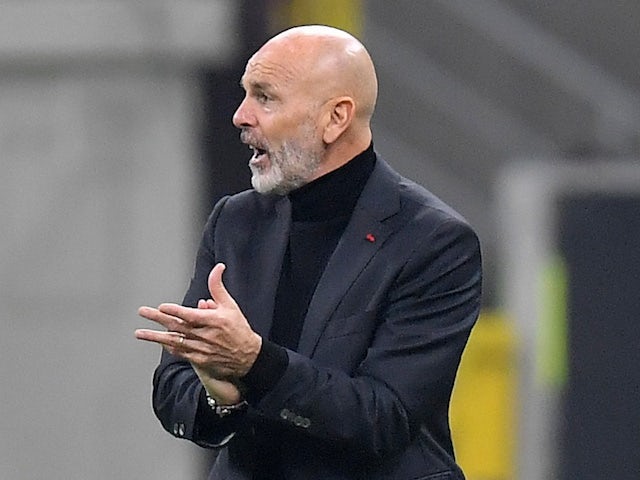 AC Milan manager Stefano Pioli pictured on November 5, 2020