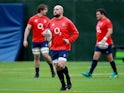 Tom Dunn pictured in England training in October 2020