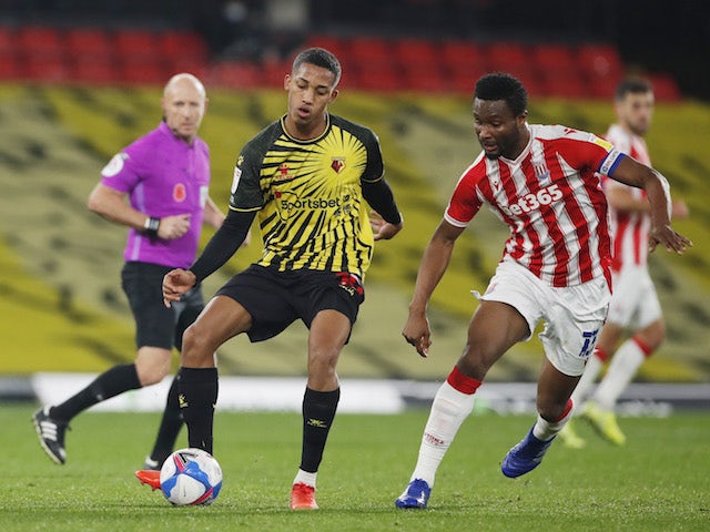 Ismaila Sarr scores added-time winner as Watford overcome Stoke