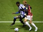 Sheffield Wednesday's Dominic Iorfa battles with Bournemouth's Joshua King on November 3, 2020
