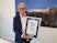 Bill Roache receives his Guinness World Records certificate