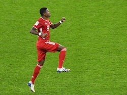 Bayern Munich defender David Alaba pictured on November 7, 2020