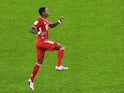 Bayern Munich defender David Alaba pictured on November 7, 2020
