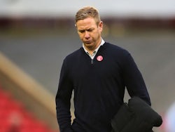 Bristol City manager Dean Holden pictured in October 2020