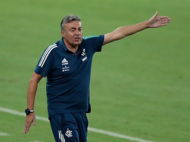 Flamengo head coach Domenec Torrent pictured in October 2020