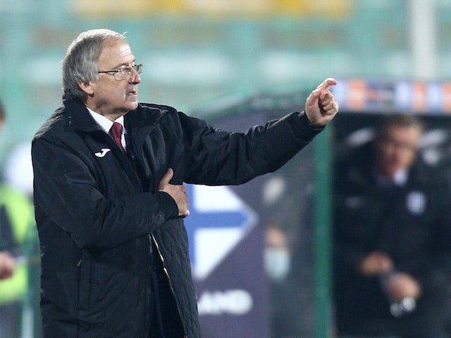 Bulgaria head coach Georgi Dermendzhiev pictured on November 15, 2020