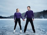 Jayne Torvill and Christopher Dean in a promo still for Dancing On Thin Ice