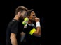  South Africa's Raven Klaasen and New Zealand's Michael Venus pictured in November 2019