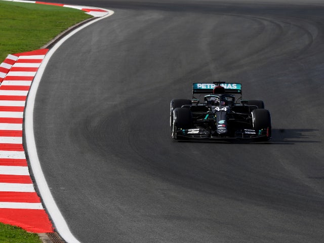 Lewis Hamilton pictured during practice for the Turkish GP on November 13, 2020