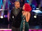 EMBARGO: Max George and Dianne Buswell on Strictly Come Dancing's results show on November 15, 2020