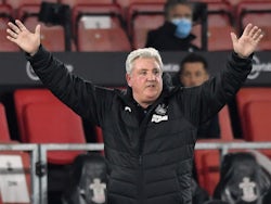 Newcastle United manager Steve Bruce pictured on November 6, 2020