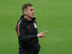 Corinthians manager Vagner Mancini pictured in October 2020