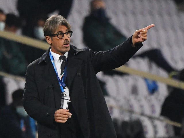 Italy coach Alberigo Evani pictured on November 11, 2020
