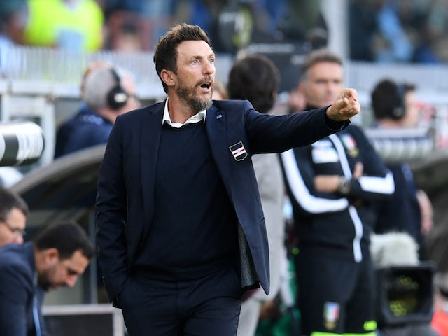 Eusebio Di Francesco, now in charge of Cagliari, pictured in September 2019
