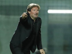 Crotone manager Giovanni Stroppa pictured in October 2020