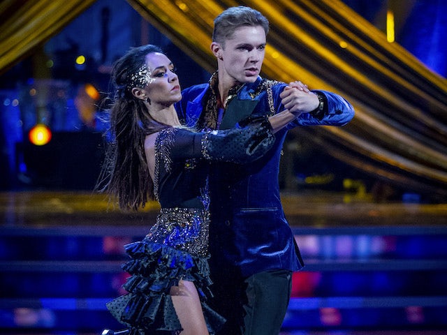 HRVY and Janette Manrara on Strictly Come Dancing week five on November 21, 2020