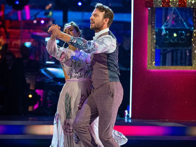 JJ Chalmers and Amy Dowden on Strictly Come Dancing week five on November 21, 2020