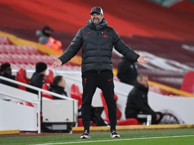 Jurgen Klopp: 'Sheffield United have three subs and one point'