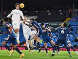 Leeds United's Patrick Bamford in action against Arsenal in the Premier League on November 22, 2020