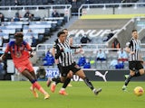 Tammy Abraham scores for Chelsea against Newcastle United in the Premier League on November 21, 2020