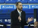 Alaves manager Pablo Machin pictured in October 2020