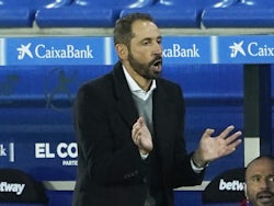 Alaves manager Pablo Machin pictured in October 2020