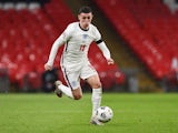 England's Phil Foden in action against Iceland in the UEFA Nations League on November 18, 2020