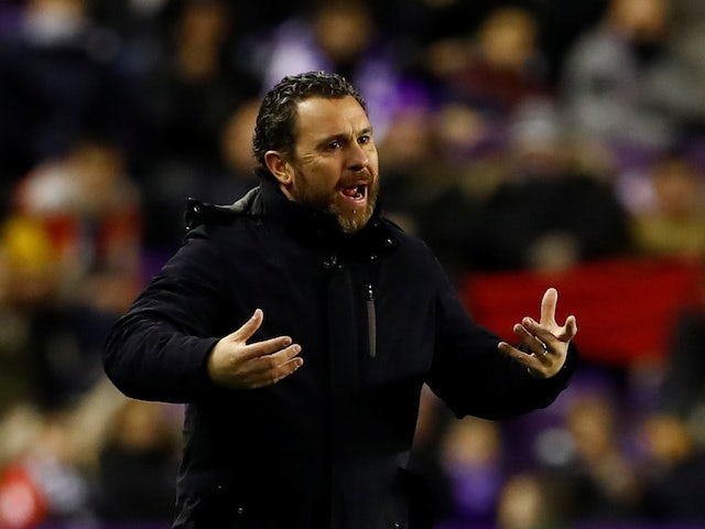 Real Valladolid manager Sergio Gonzalez pictured on January 2020