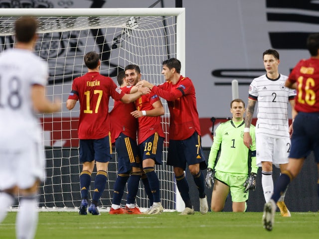 Ferran Torres hits hat-trick as Spain put six past Germany