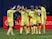 Villarreal's Gerard Moreno celebrates scoring their first goal with teammates against Real Madrid on November 21, 2020