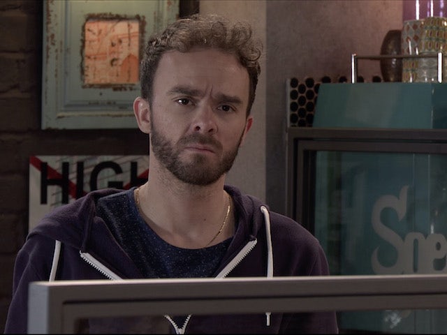 David on the first episode of Coronation Street on December 16, 2020